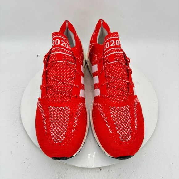 Adidas Ultraboost DNA Primeknit Men Size 14  FV6053 Active Red Running Shoes - Picture 3 of 11